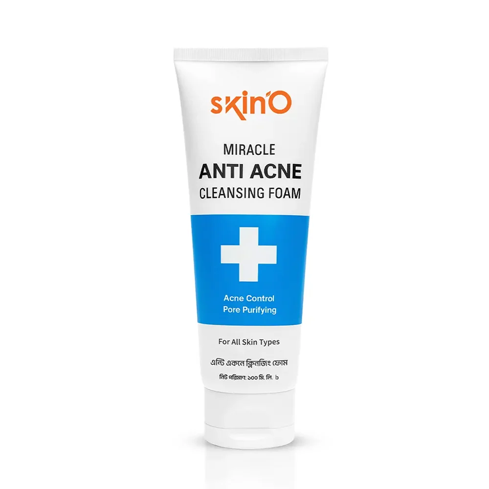 Product name- skin'O Miracle Anti Acne Cleansing Foam (100ml) — OG Carecraft luxury skincare