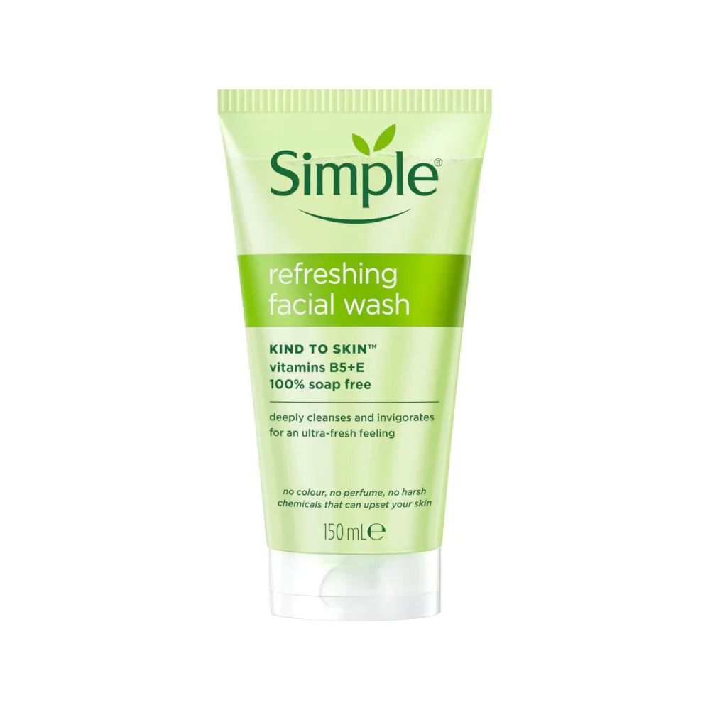 Simple Kind to Skin Refreshing Facial Wash (150ml) — OG Carecraft luxury skincare