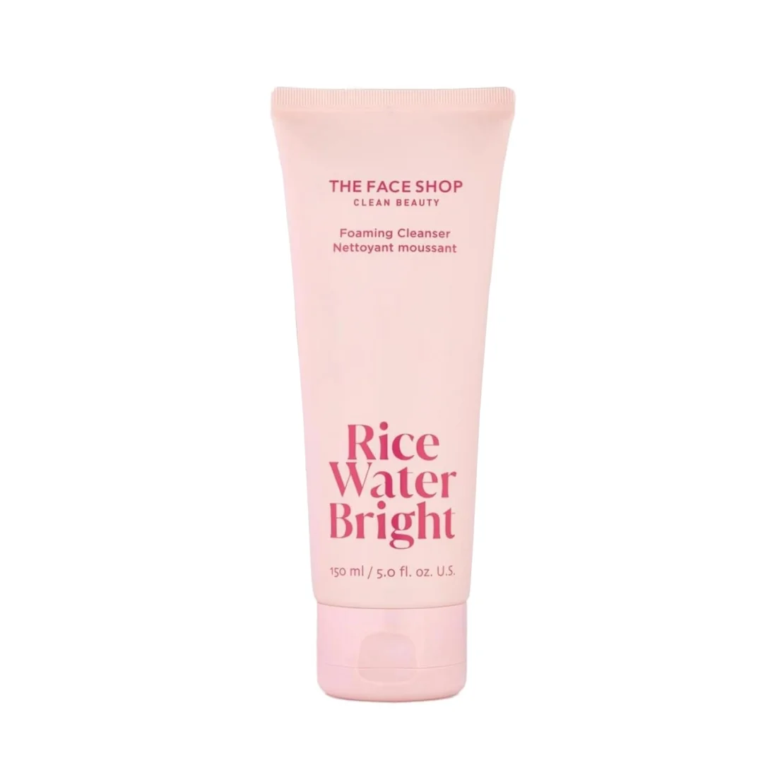 The Face Shop Rice Water Bright Foaming Cleanser (150ml) — OG Carecraft luxury skincare